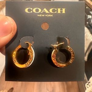 Coach earrings NWT